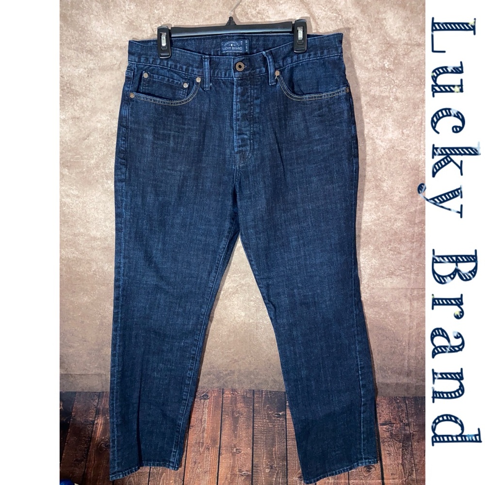 Lucky Brand 121 Men’s Heritage Slim Jean~Button Fly~36/30~EUC